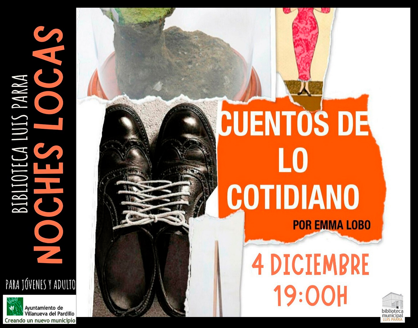 Noches locas, Narración Oral Adultos, jueves 4 de diciembre'25