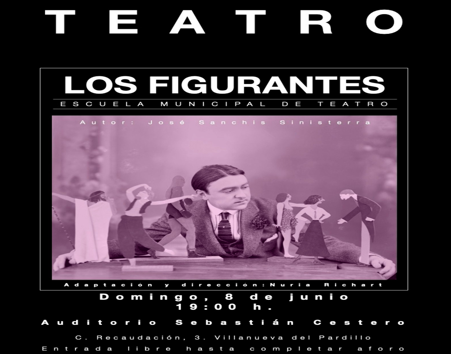 Teatro Familiar "Los figurantes", domingo 8 de junio'25
