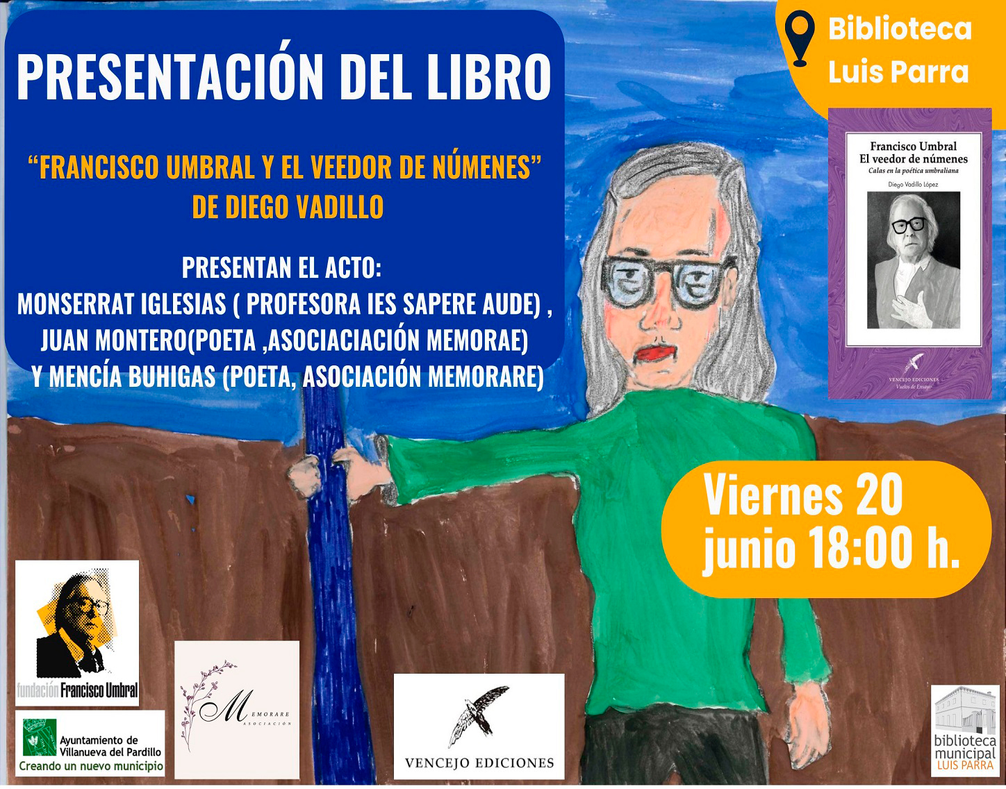 Presentación del libro “Francisco Umbral el veedor de númenes”, viernes 20 de junio'25