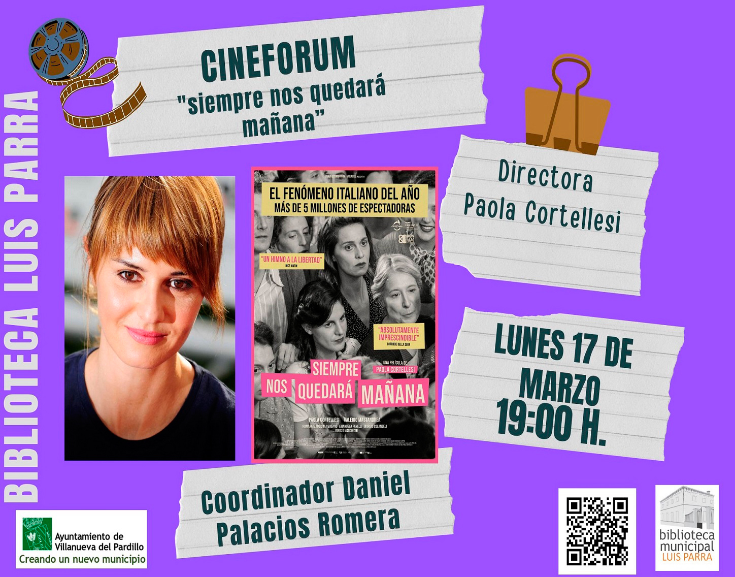 Cineforum, lunes 17 de marzo'25