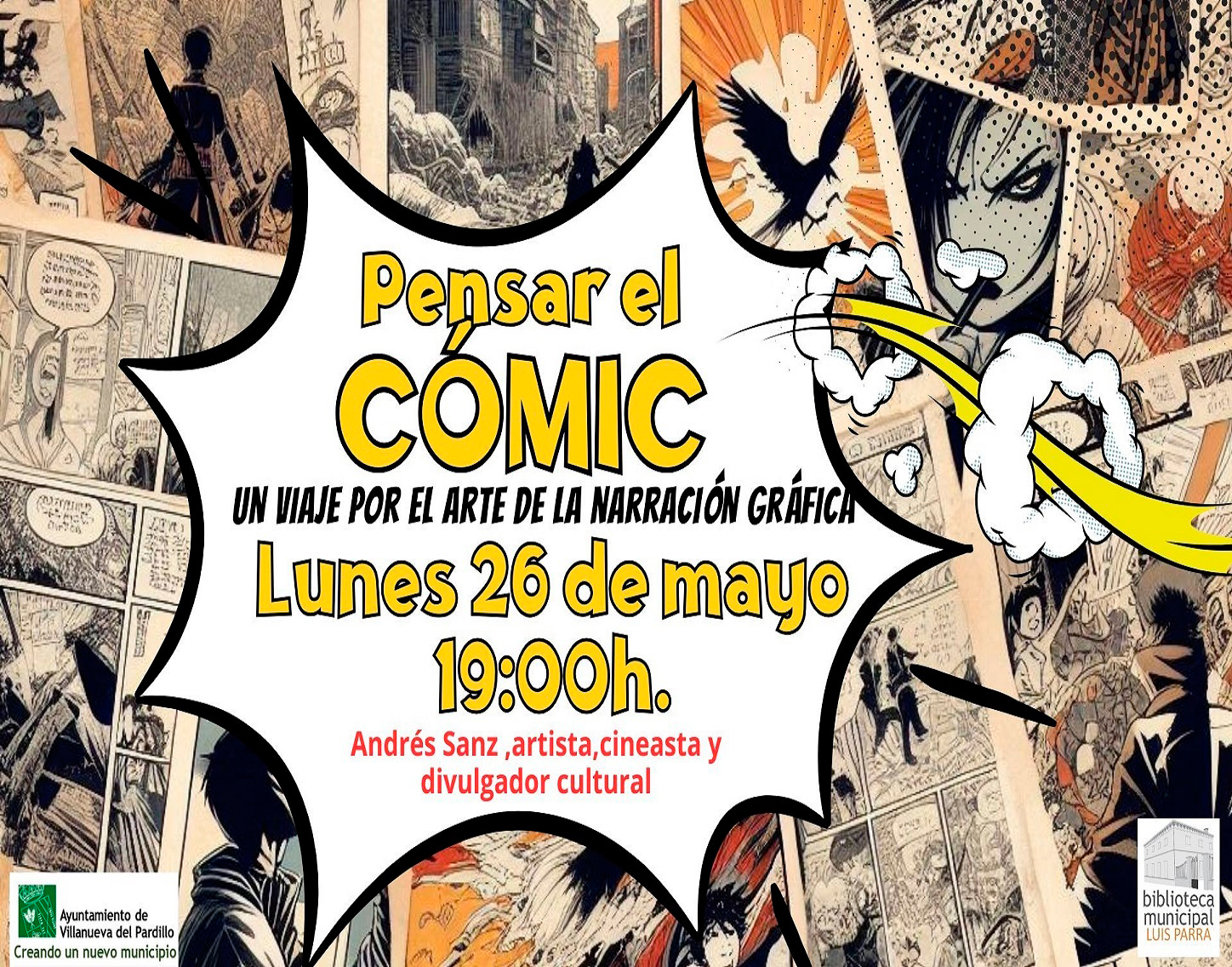 Conferencia Pensar en el cómic, lunes 26 de mayo'25