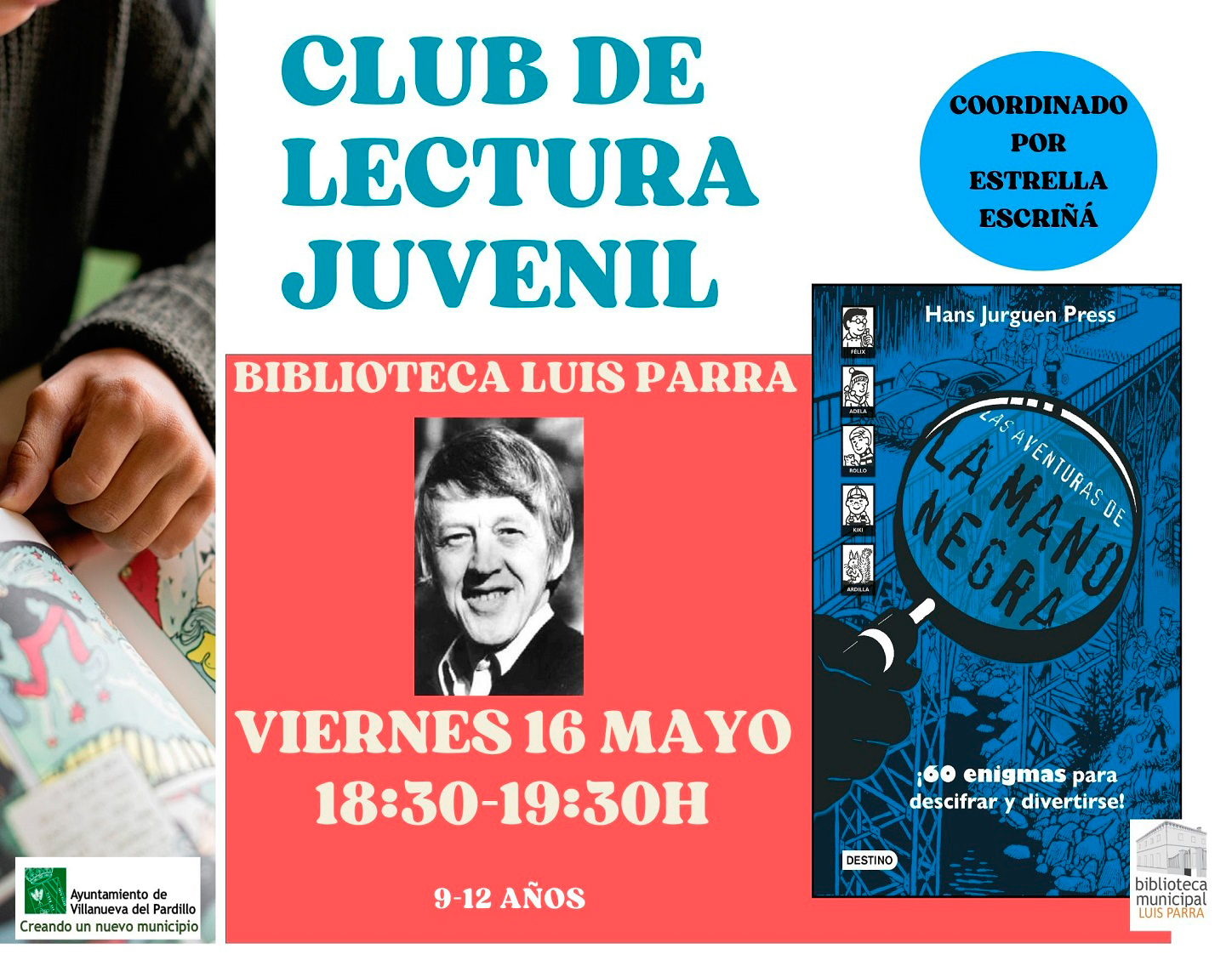 Club de lectura Juvenil. Viernes 16 de mayo'25