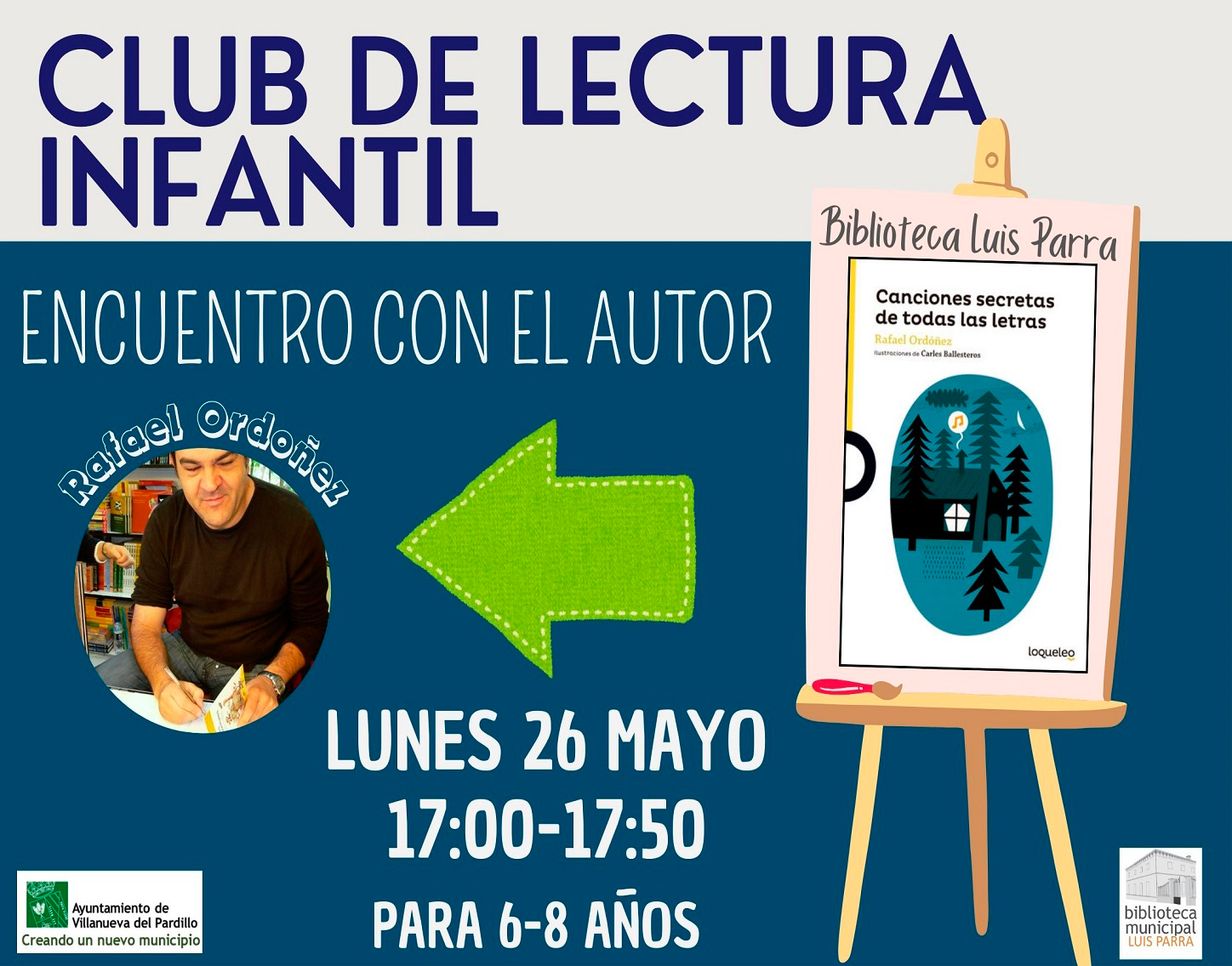 Club de lectura Infantil, lunes 26 de mayo'25