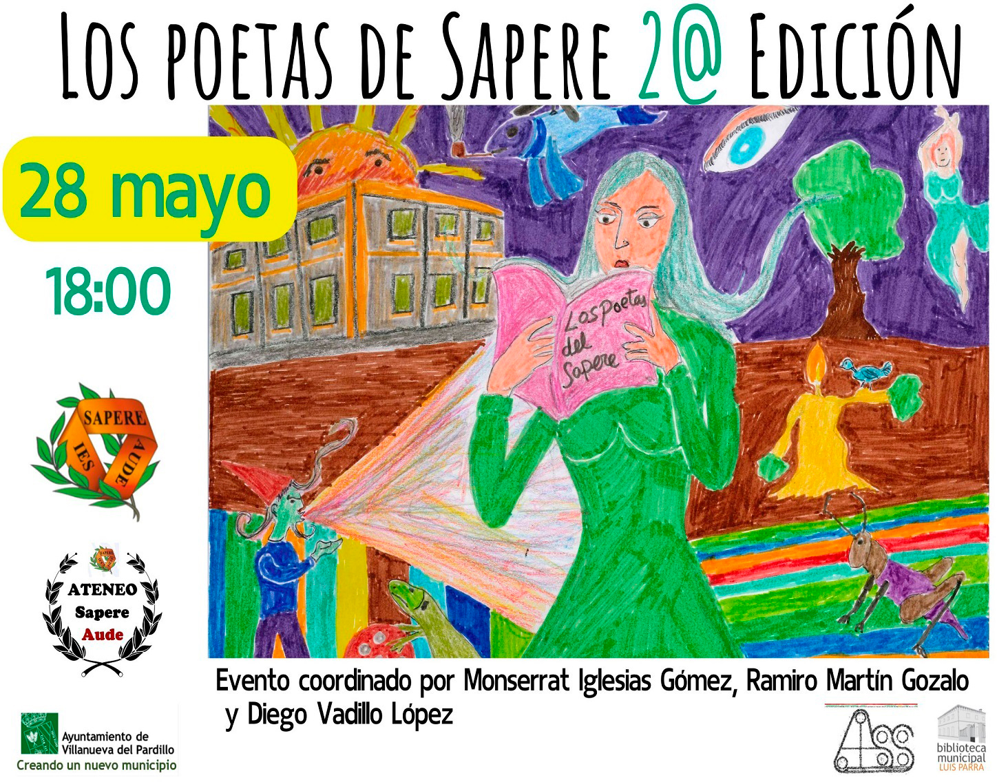 Los poetas del Sapere, miércoles 28 de mayo'25