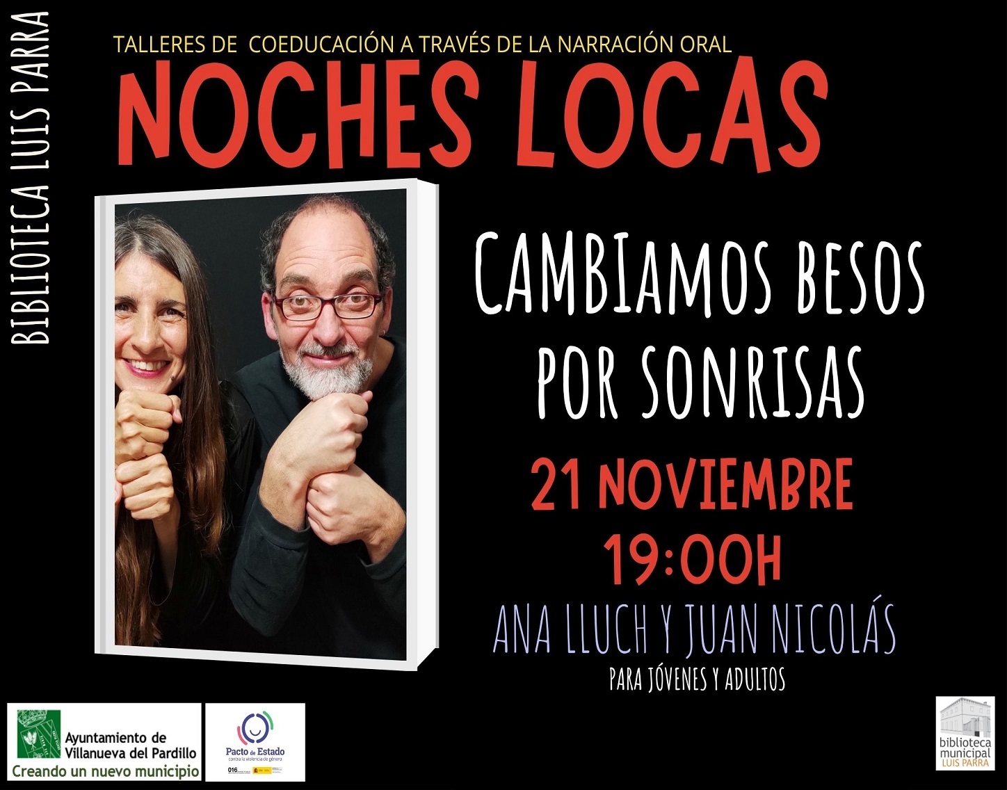 Noches locas, Narración Oral Adultos, viernes 21 de noviembre'25
