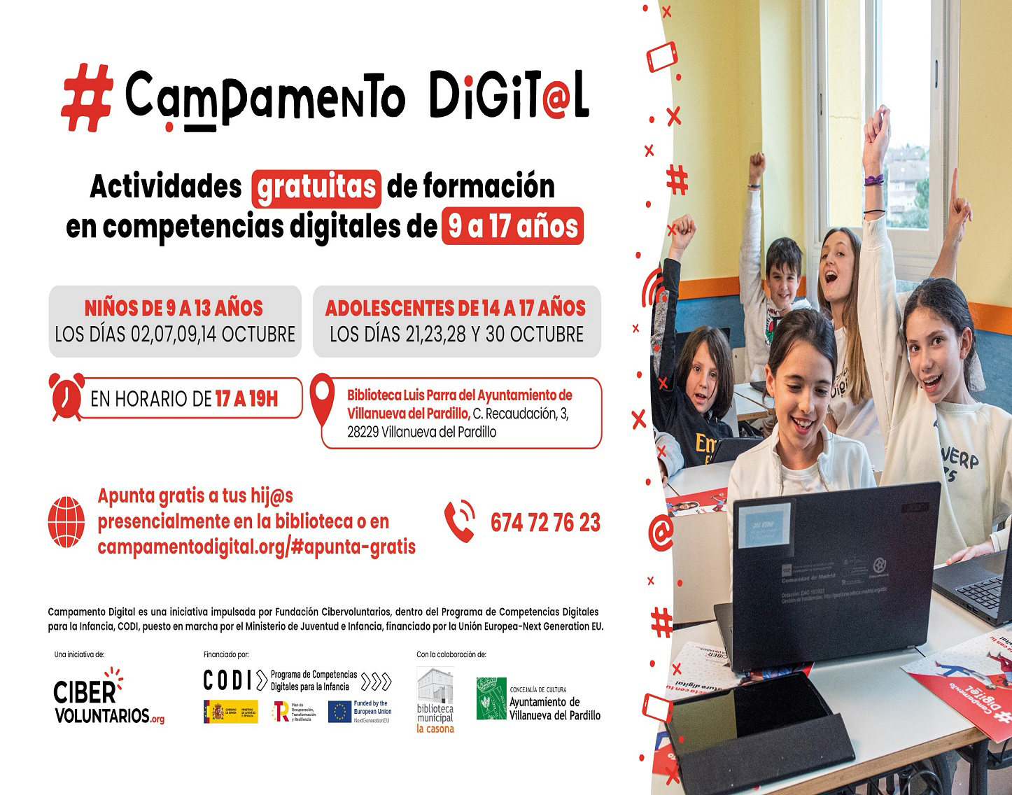 Campamento digital para jóvenes