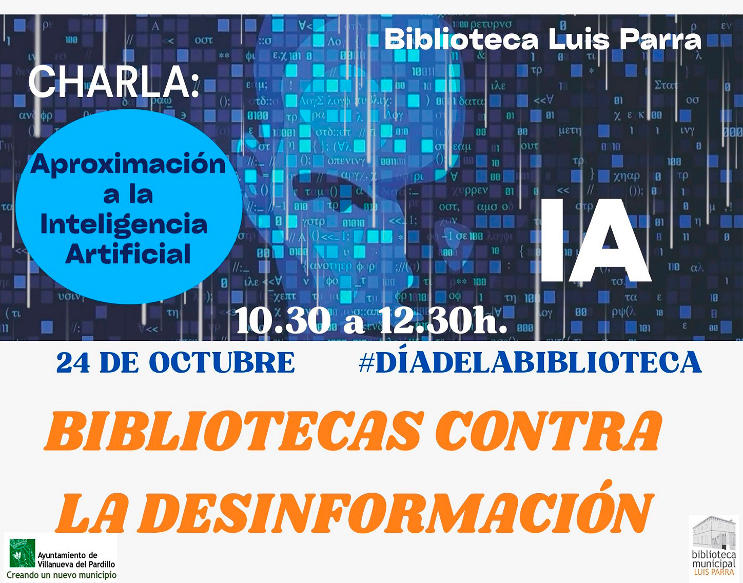 Charla en la Biblioteca Municipal: IA, Inteligencia Artificial