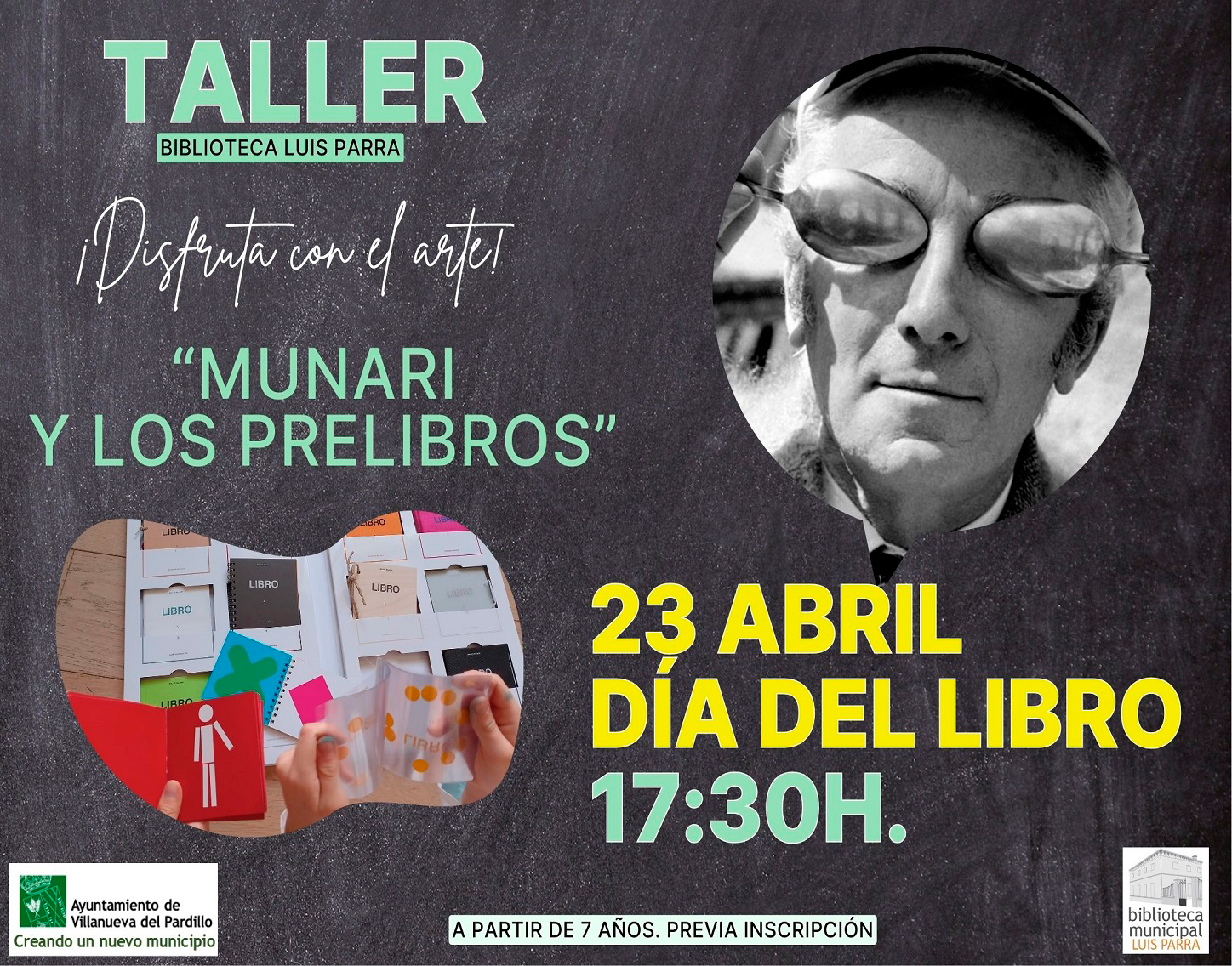 Taller los prelibros de Munari, jueves 23 de abril'26