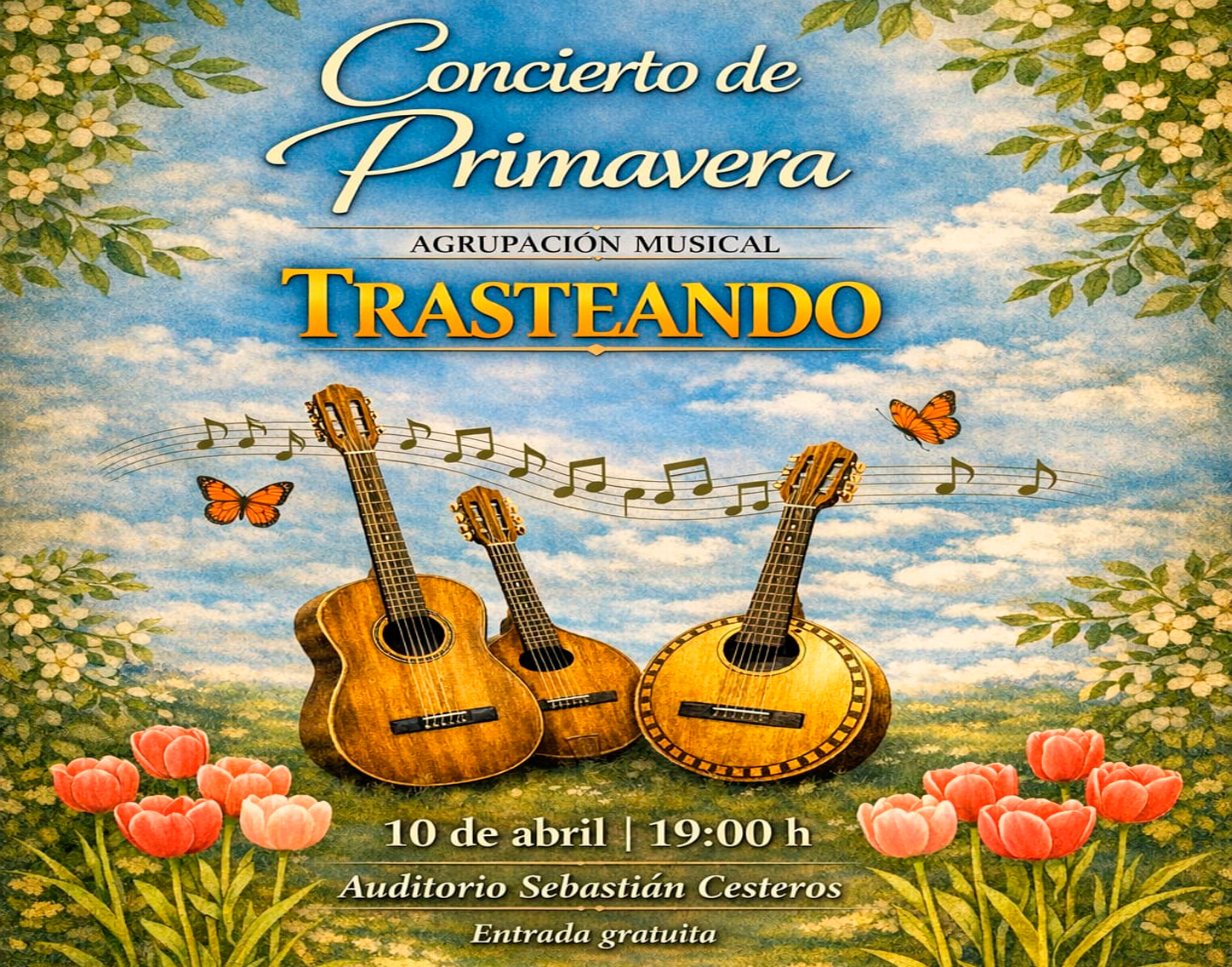 Concierto de Primavera de la Agrupación Musical Trasteando, viernes 10 de abril'26