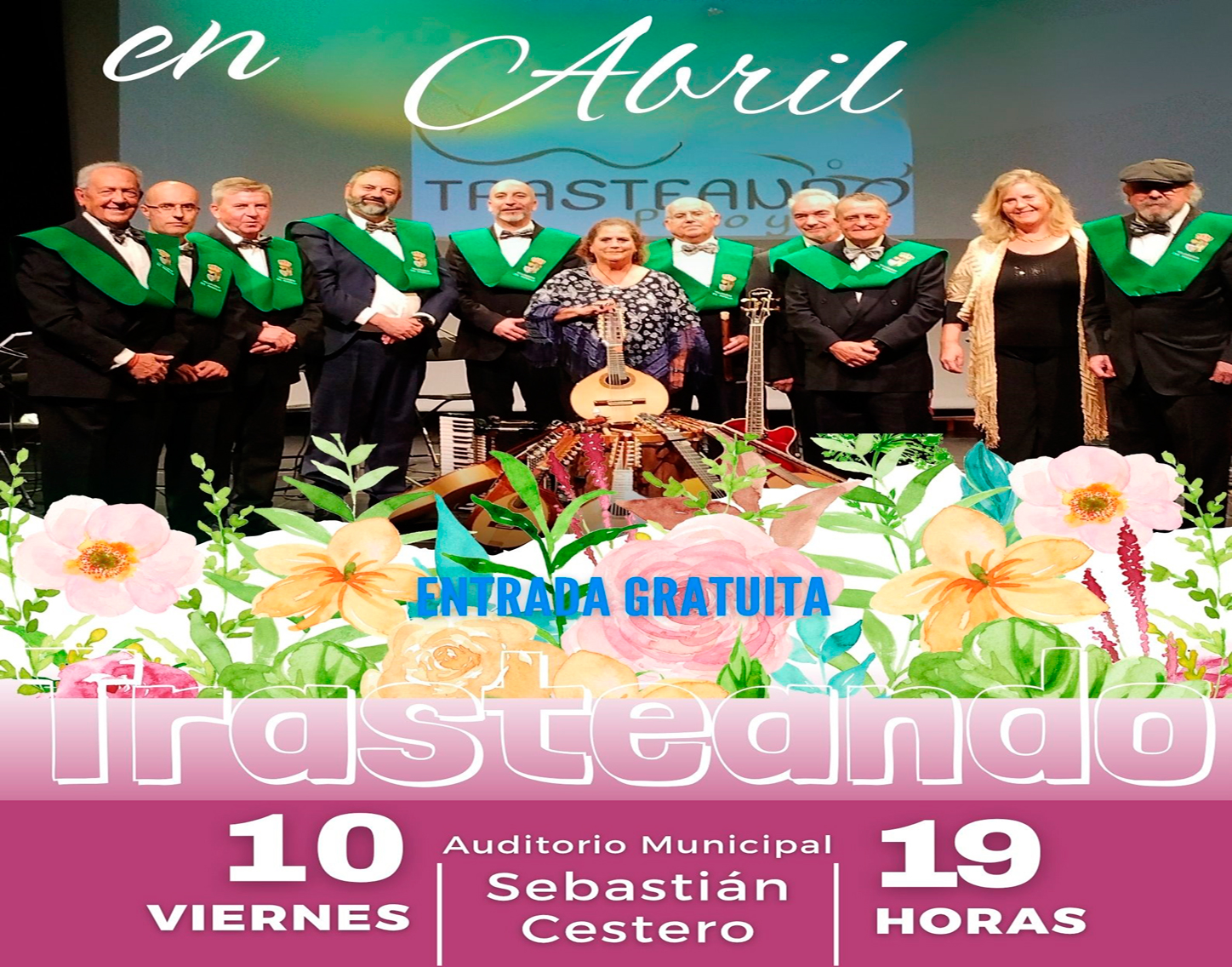 Concierto de Primavera de la Agrupación Musical Trasteando, viernes 10 de abril'26