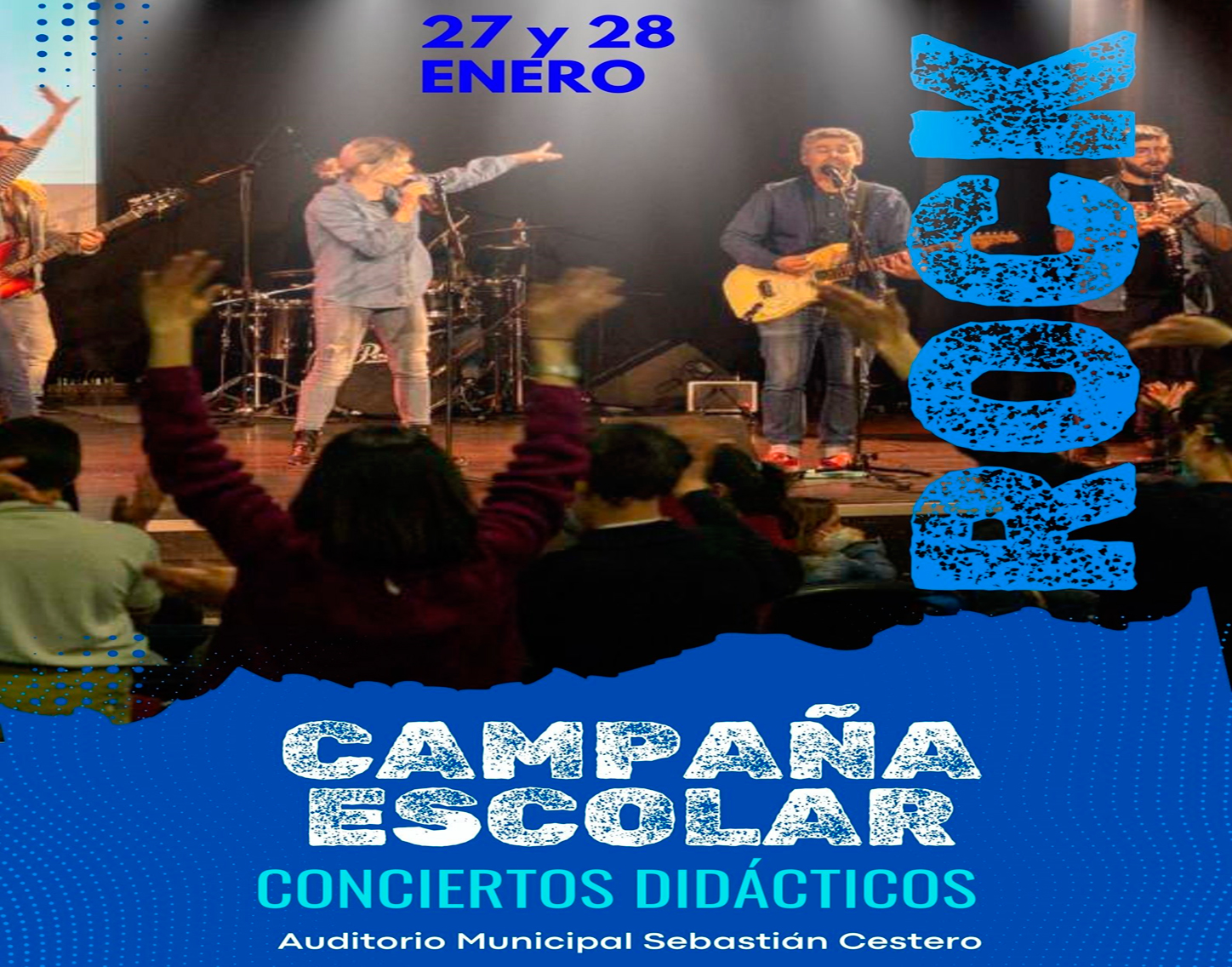 Campaña escolar: conciertos didácticos, martes 27 y miércoles 28 de enero'26