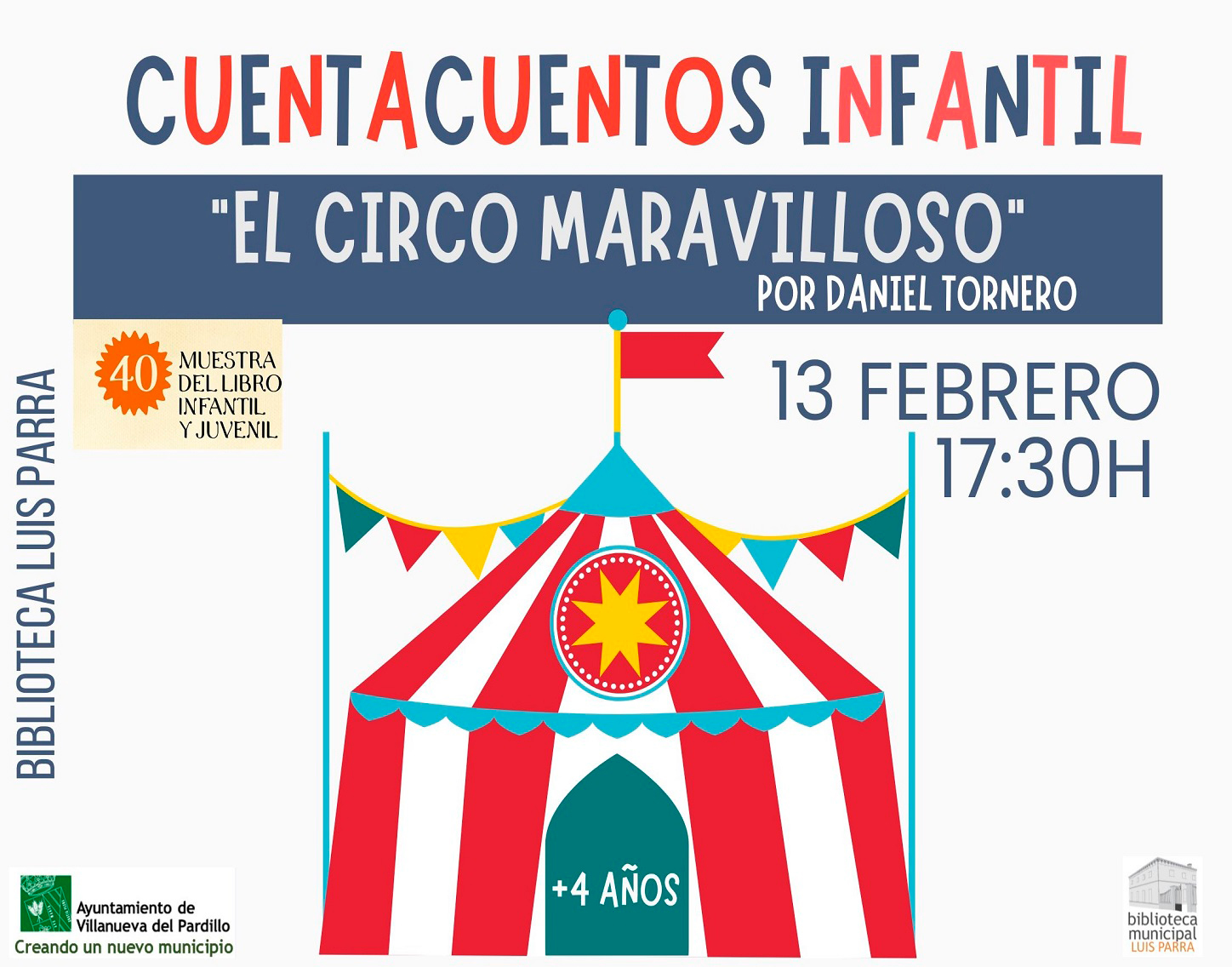 Cuentacuentos en familia, viernes 13 de febrero'26