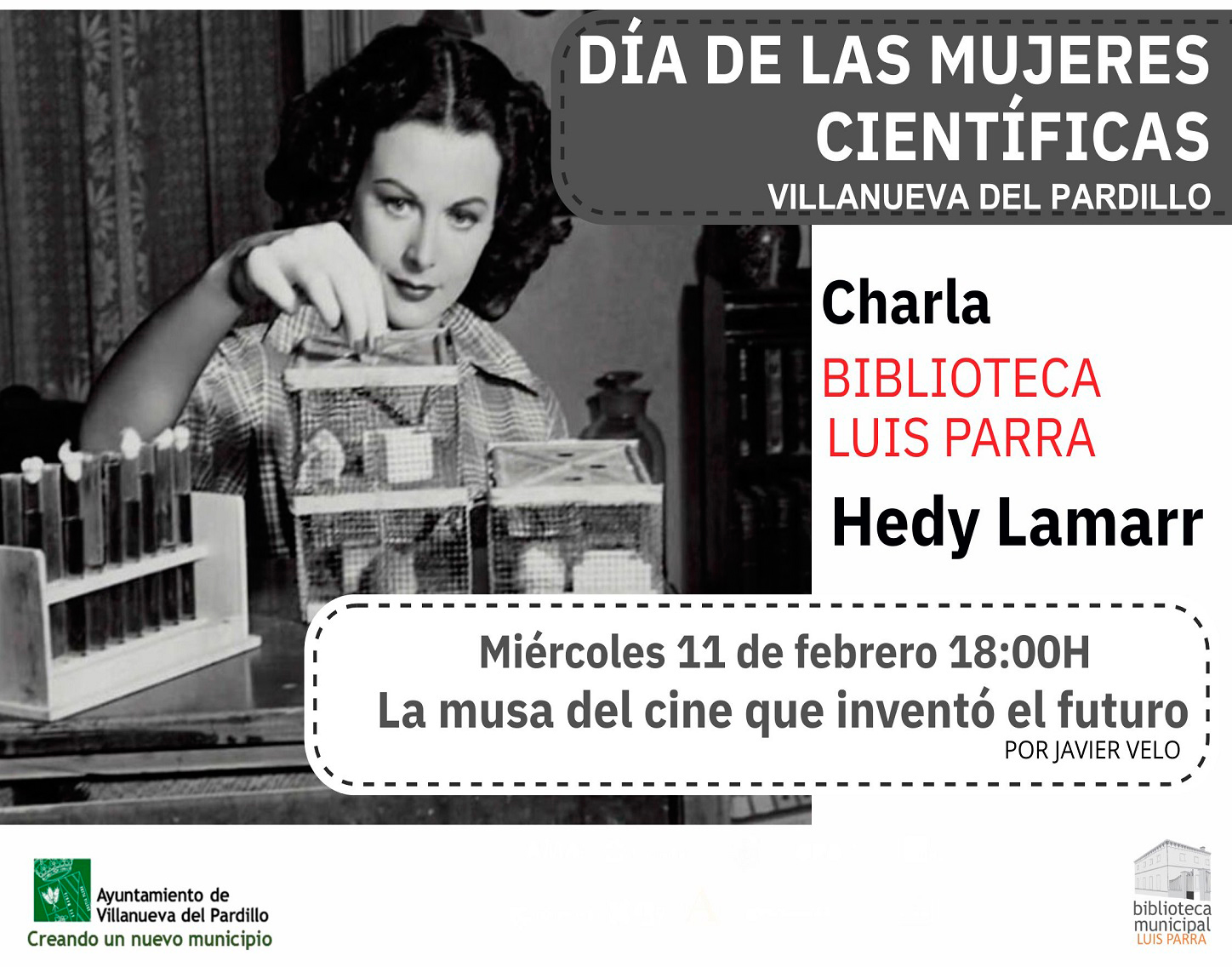 Charla en la Biblioteca Municipal en el Día de las mujeres científicas