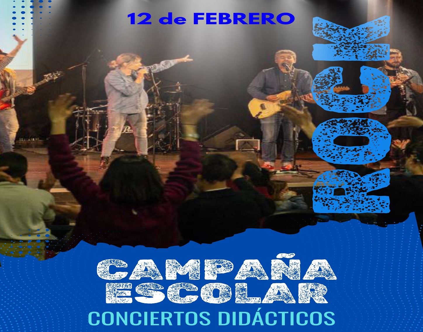 Campaña escolar: concierto didáctico, jueves 12 de febrero'26