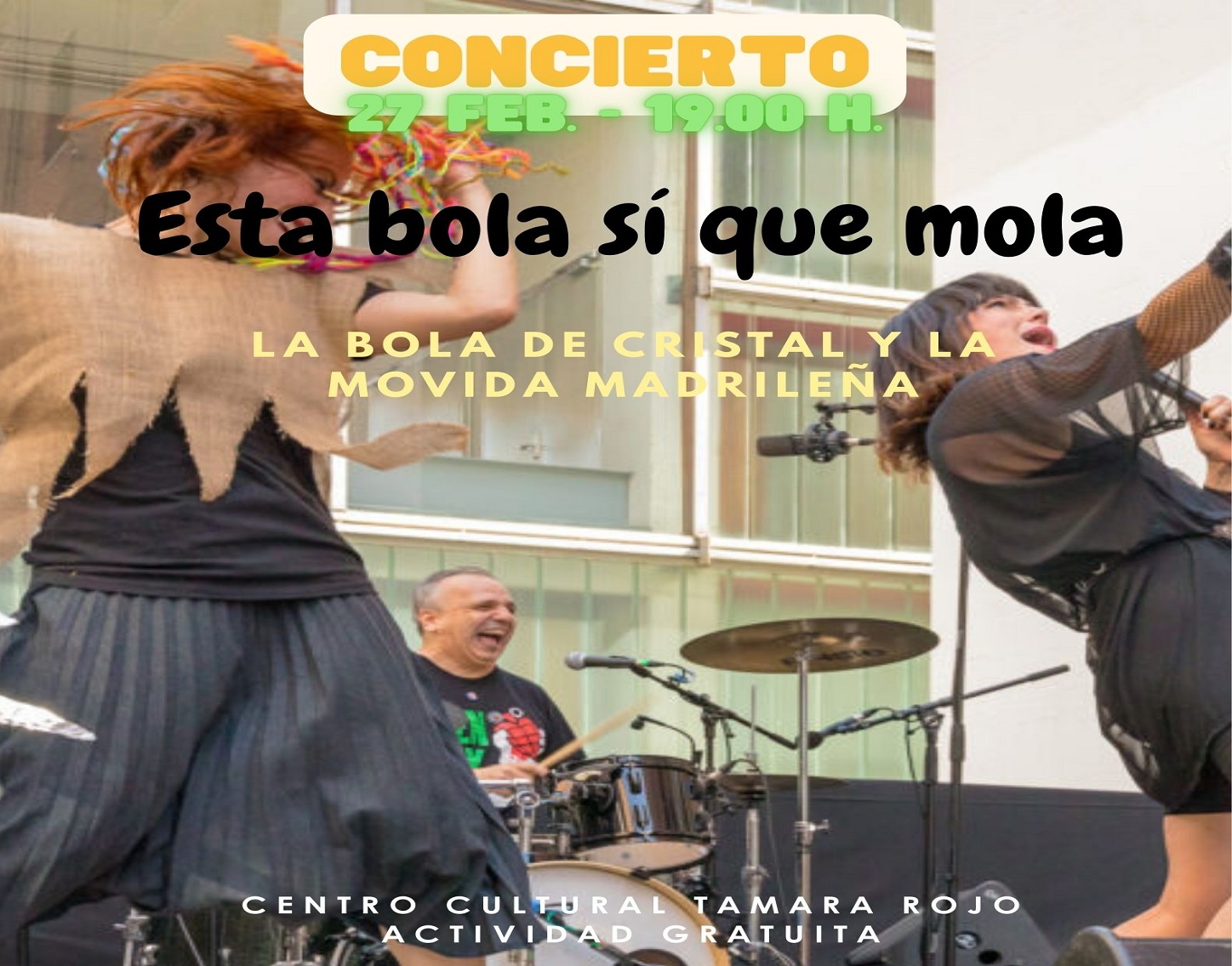 Concierto didáctico "Esta bola sí que mola. La bola de cristal y la movida madrieña", vienes 26 de febrero'26