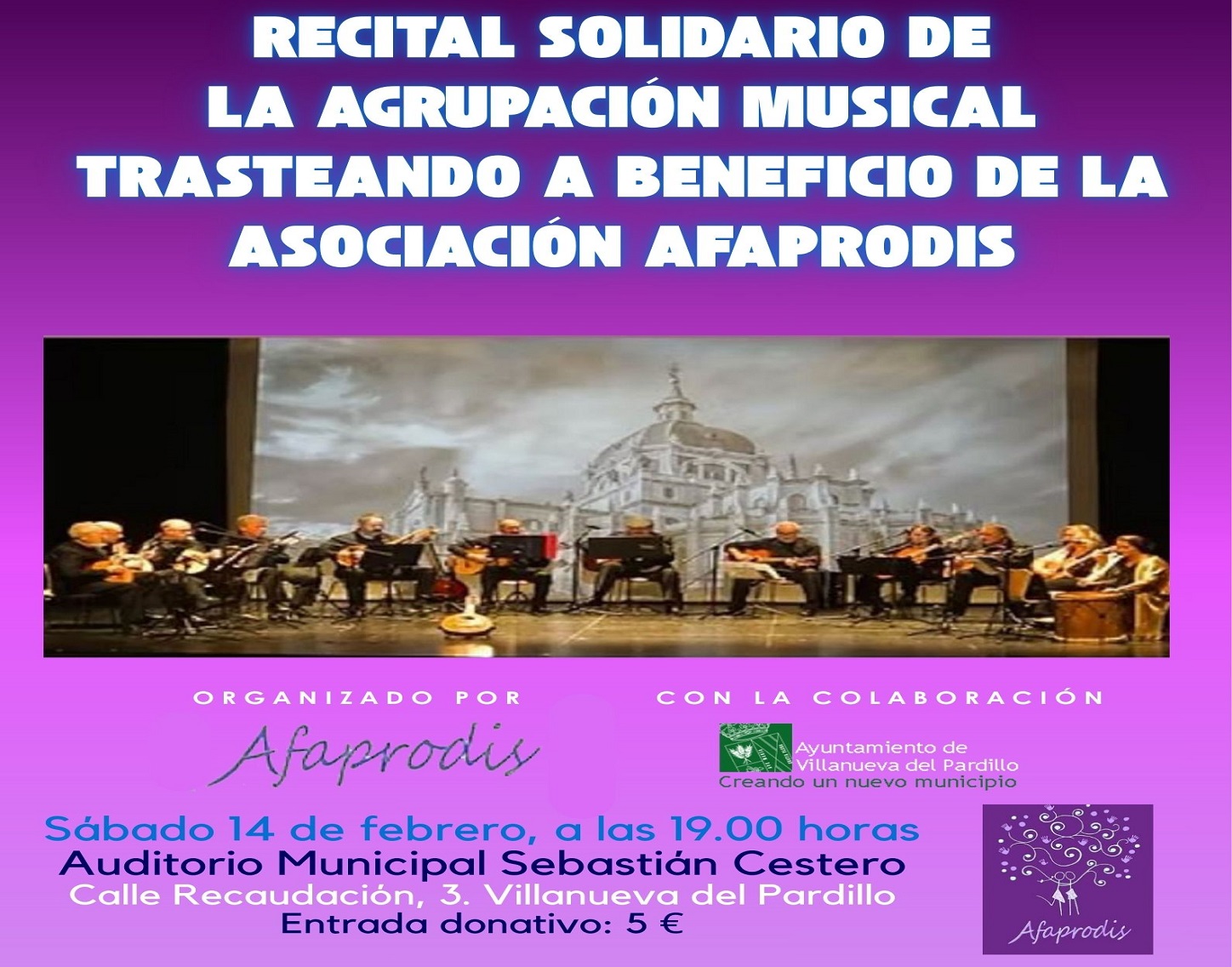 Concierto Solidario, sábado 14 de febrero'26