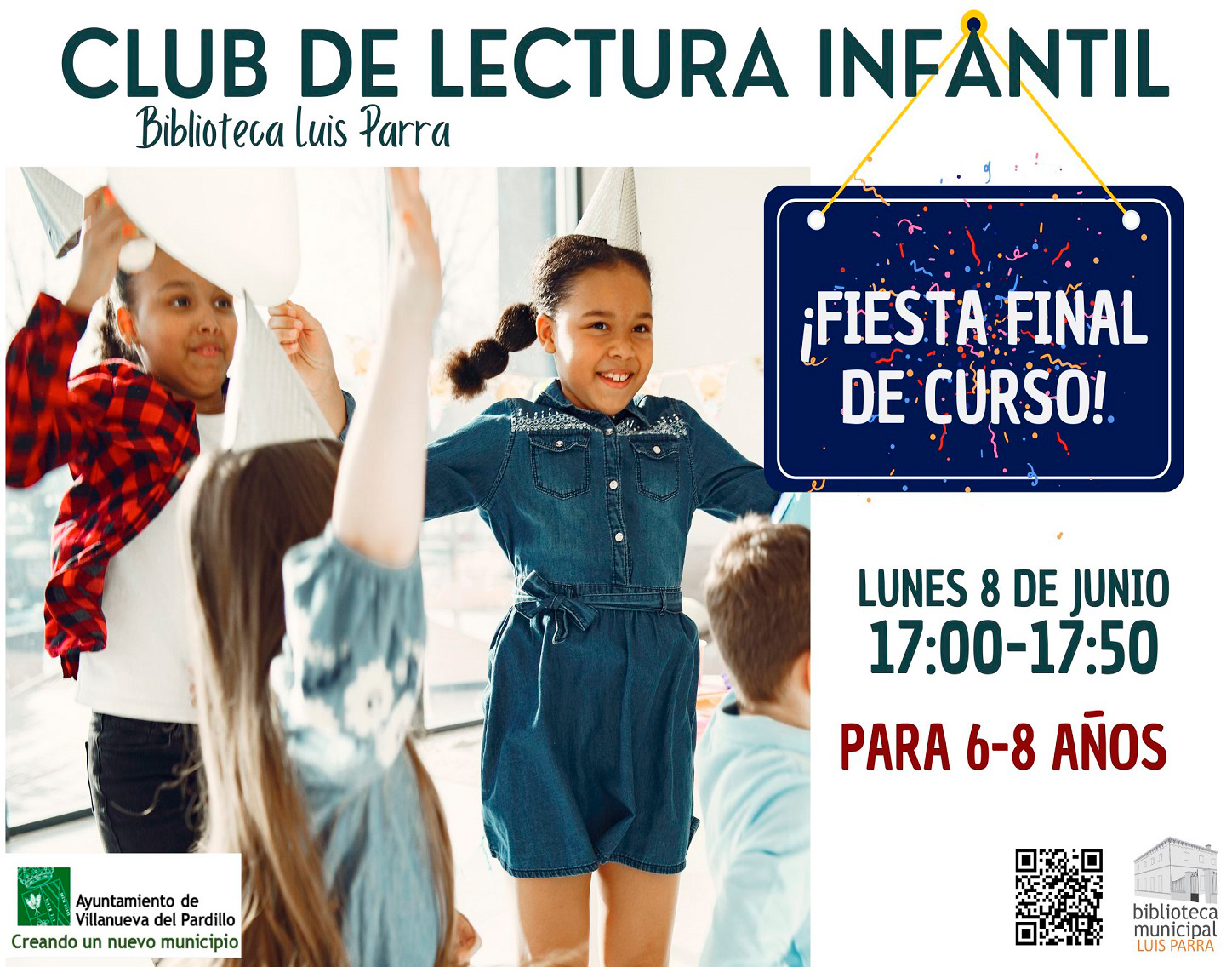 Club de lectura Infantil, lunes 8 de junio'26