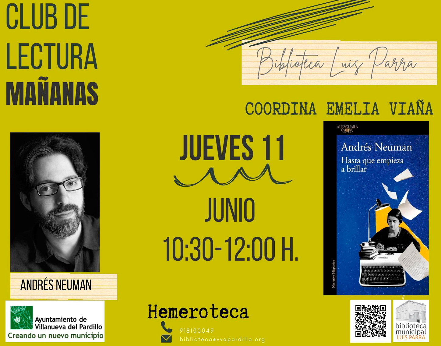 Club de lectura Adultos. Mañana. Jueves 11 de junio26