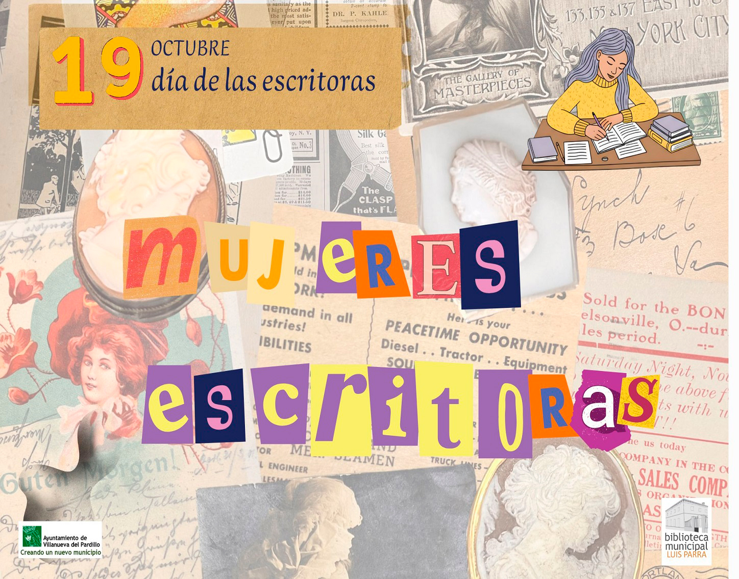 Celebramos el Día de las escritoras, lunes 19 de octubre'26