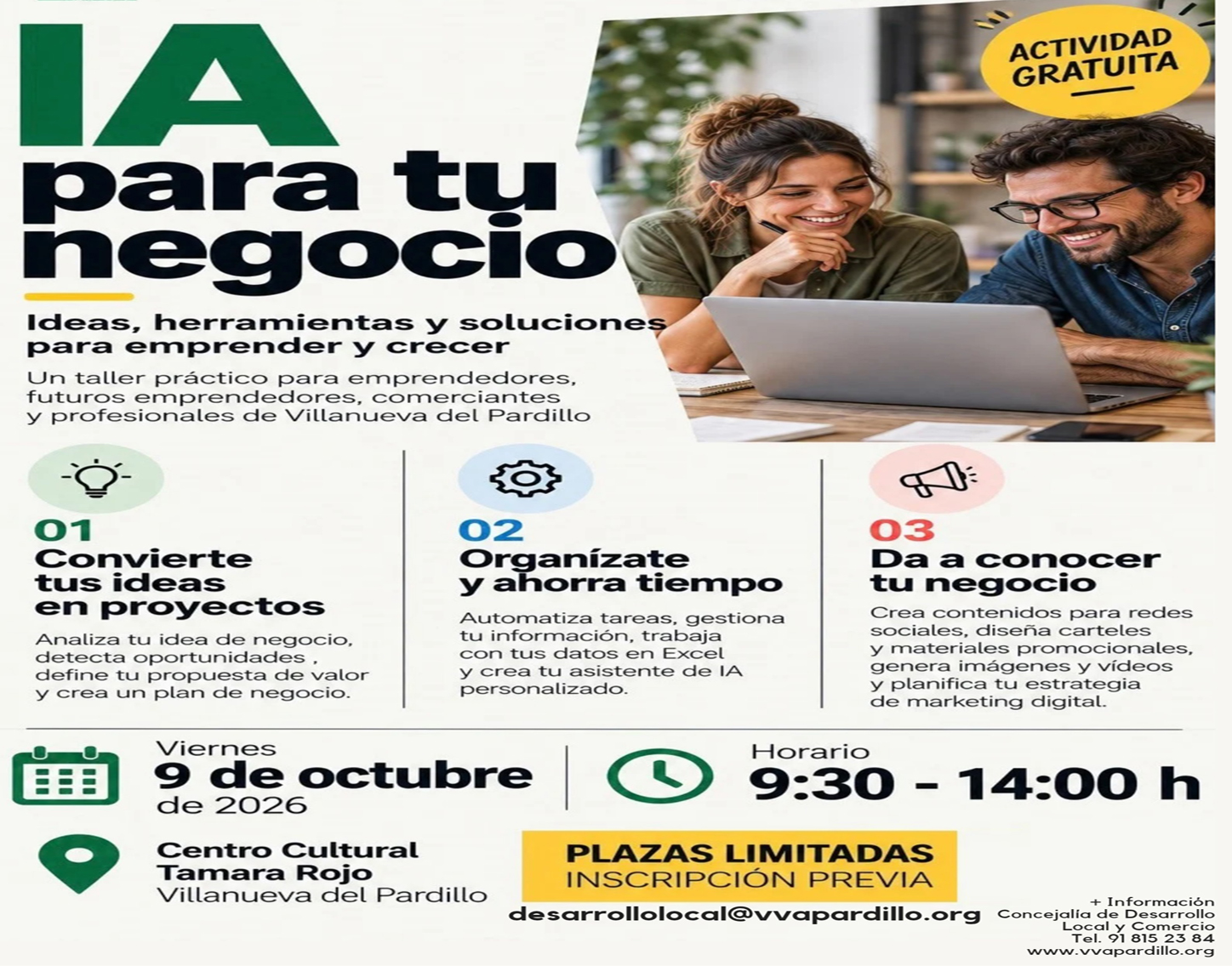 Jornada de Inteligencia Artificial, viernes 9 de octubre'26