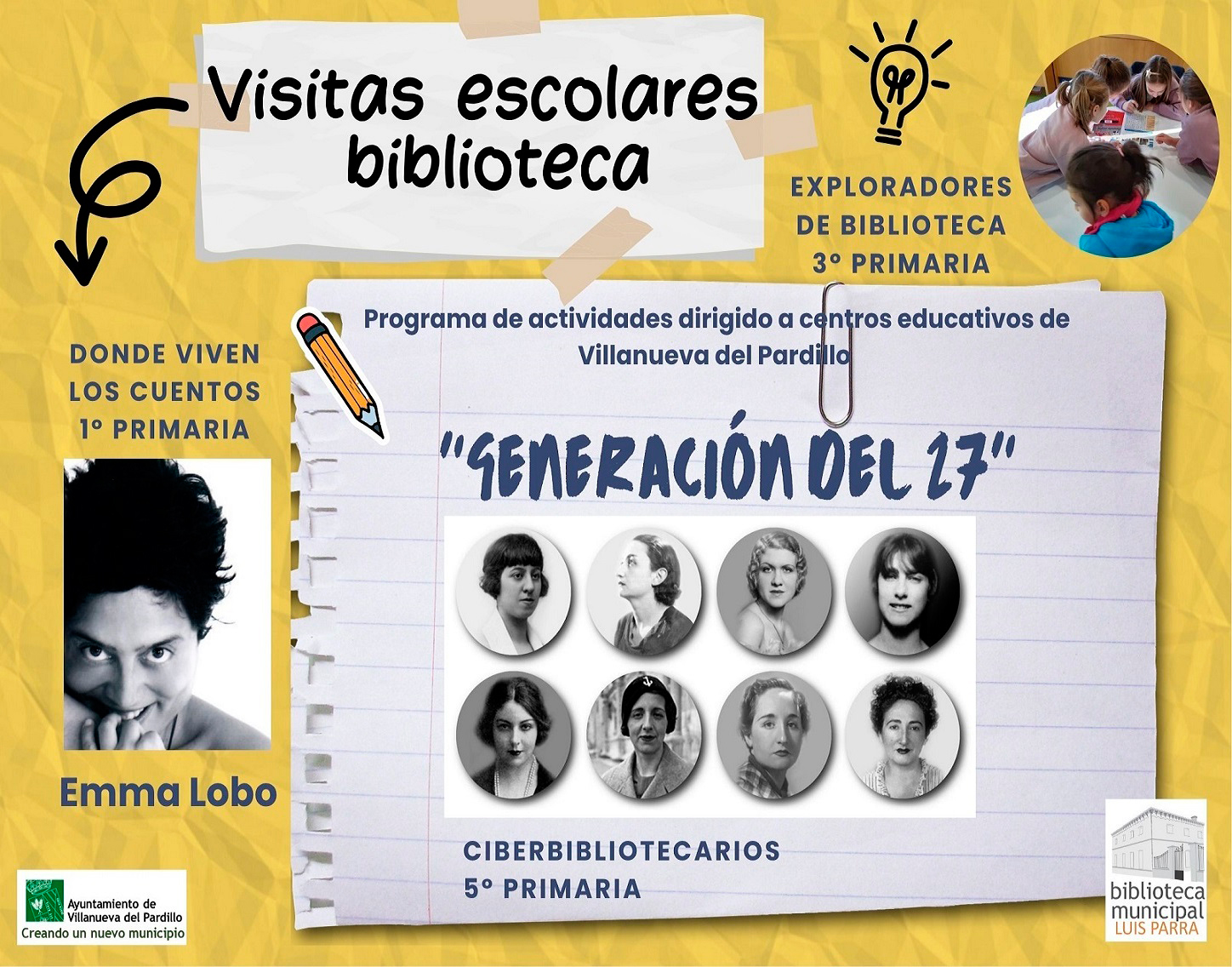 Campaña de visitas de Centros escolares octubre'26