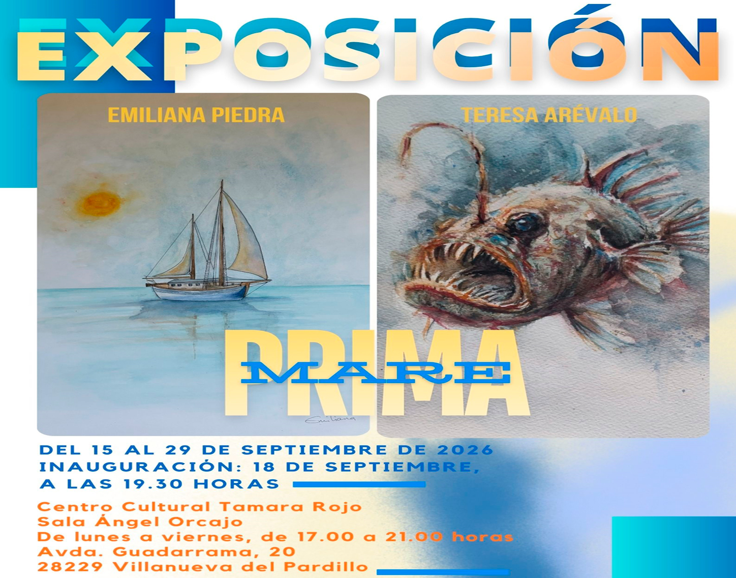 Exposición "Mare Prima", del 15 al 29 de septiembre'26