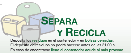 imagen separa y recicla