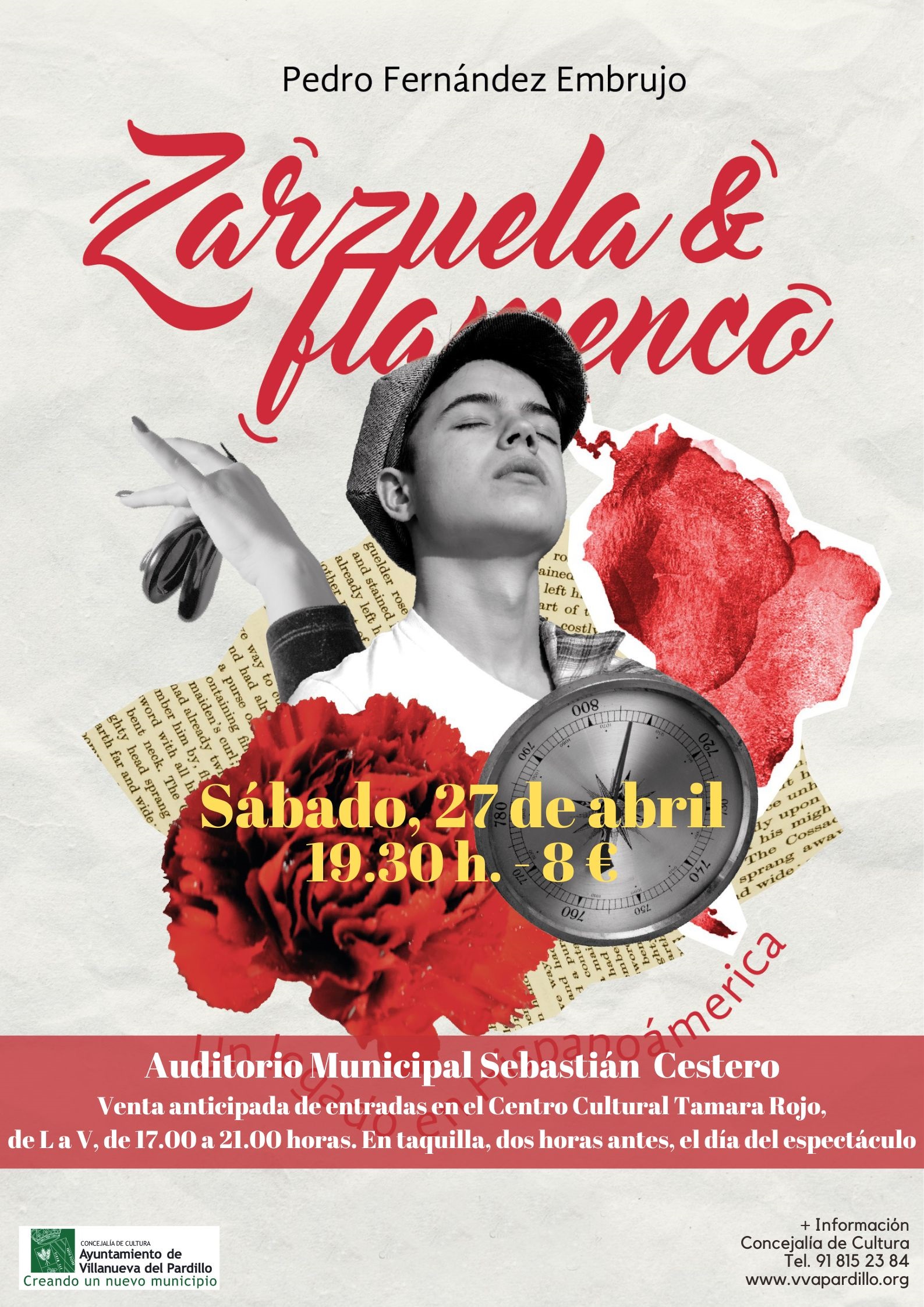 Espectáculo musical  "Zarzuela & Flamenco” en Villanueva del Pardillo. 25/04/2024