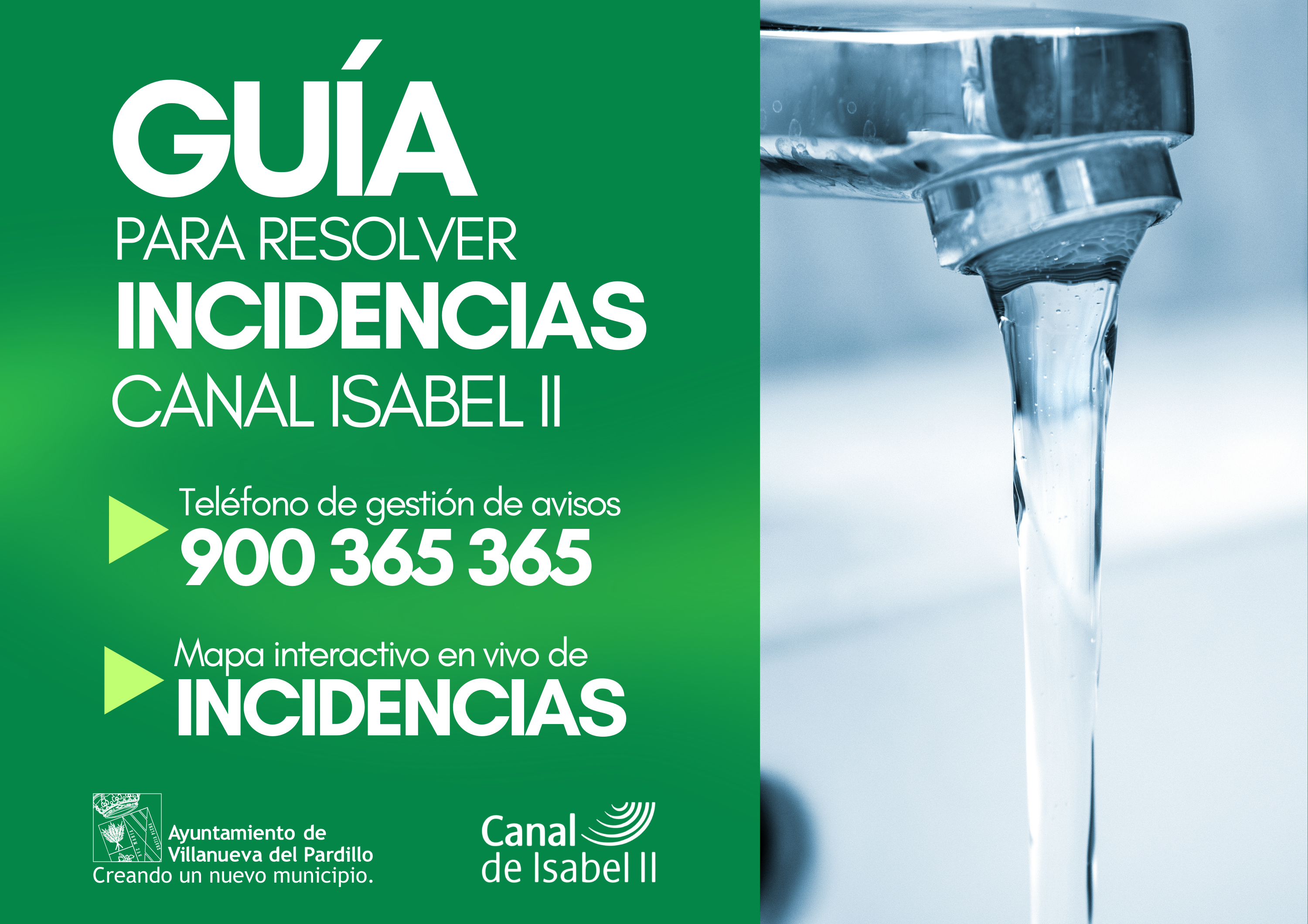 GUÍA PARA RESOLVER INCIDENCIAS DEL CANAL ISABEL II. 27/02/2024