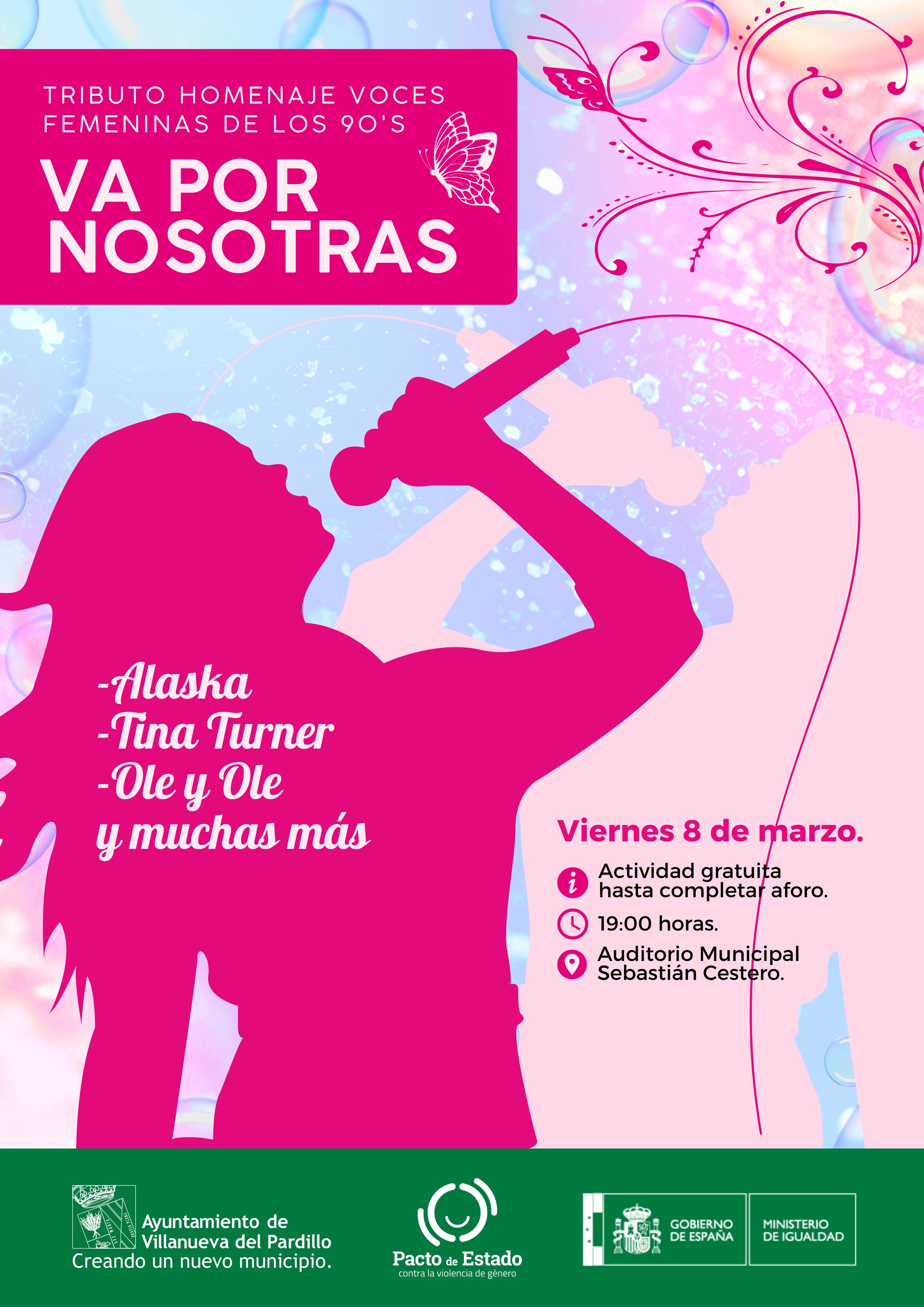 TRIBUTO VOCES FEMENINAS DE LOS 90'S “VA POR NOSOTRAS” 06/03/2024