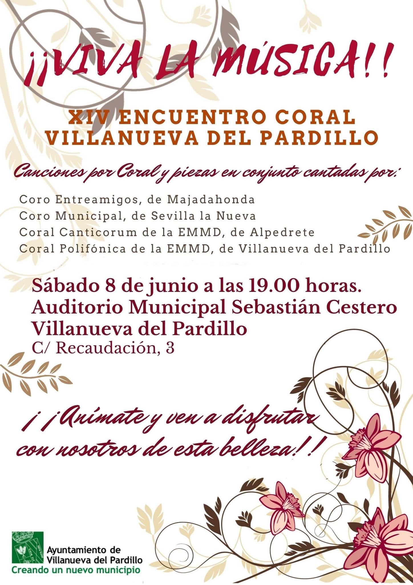 XIV ENCUENTRO DE CORALES EN VILLANUEVA DEL PARDILLO. 04/06/2024