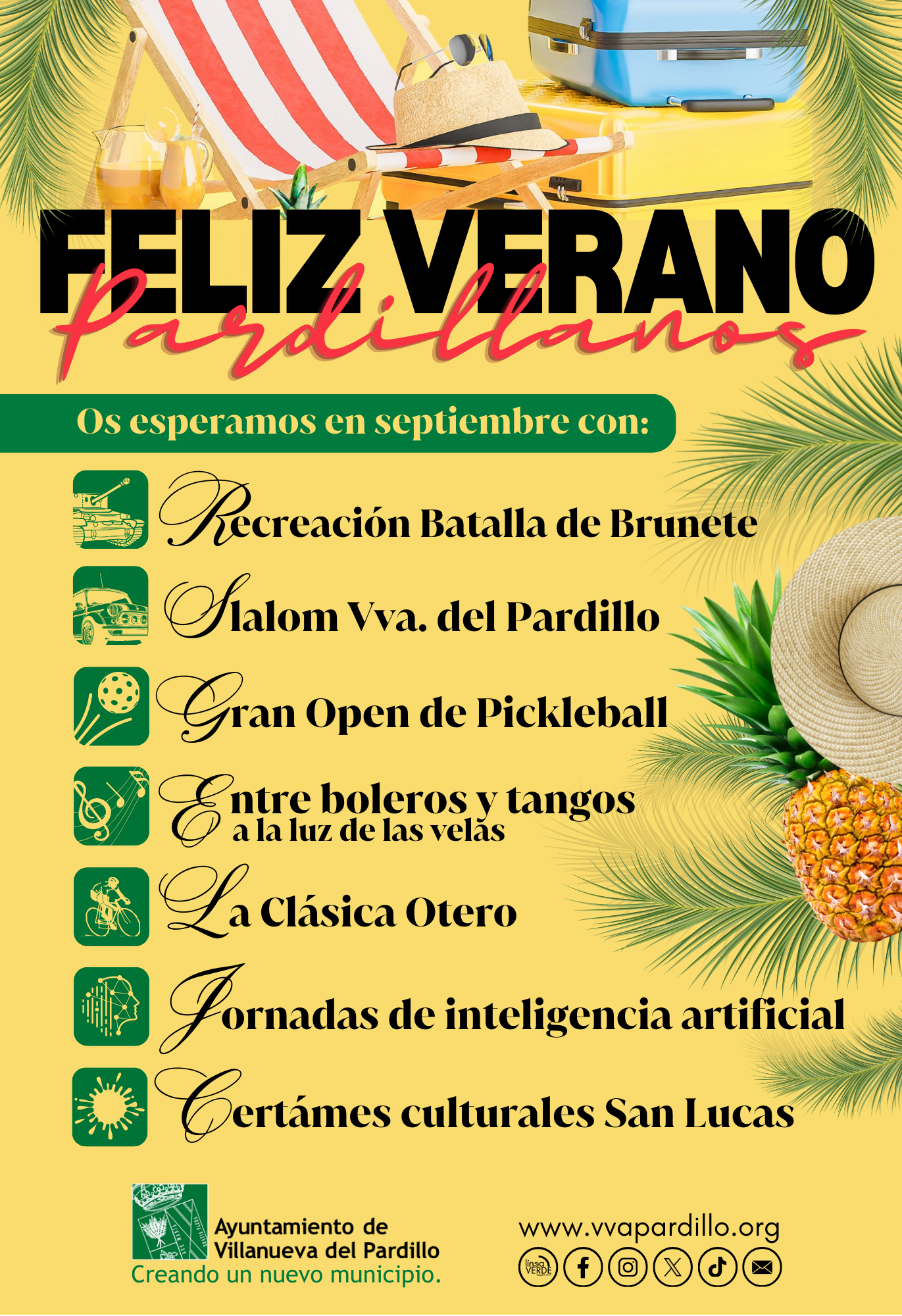 ¡Feliz verano pardillanos! Septiembre nos espera con muchas actividades y eventos
