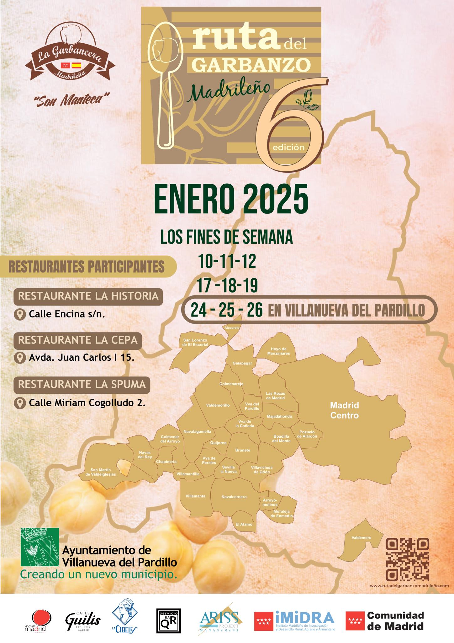 Llega la VI Ruta del Garbanzo Madrileño a Villanueva del Pardillo