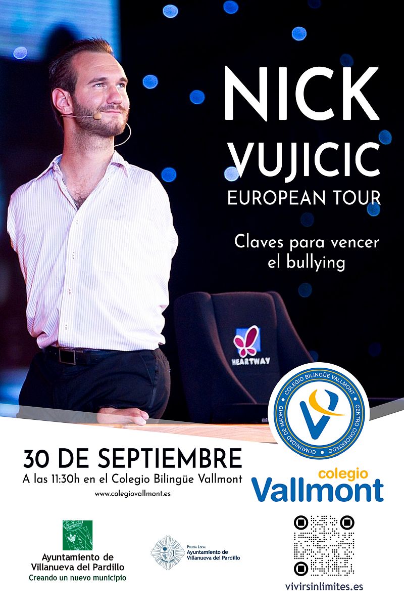 INÉDITO EN ESPAÑA. NICK VUJICIC INICIA SU EUROPEAN TOUR EN VILLANUEVA