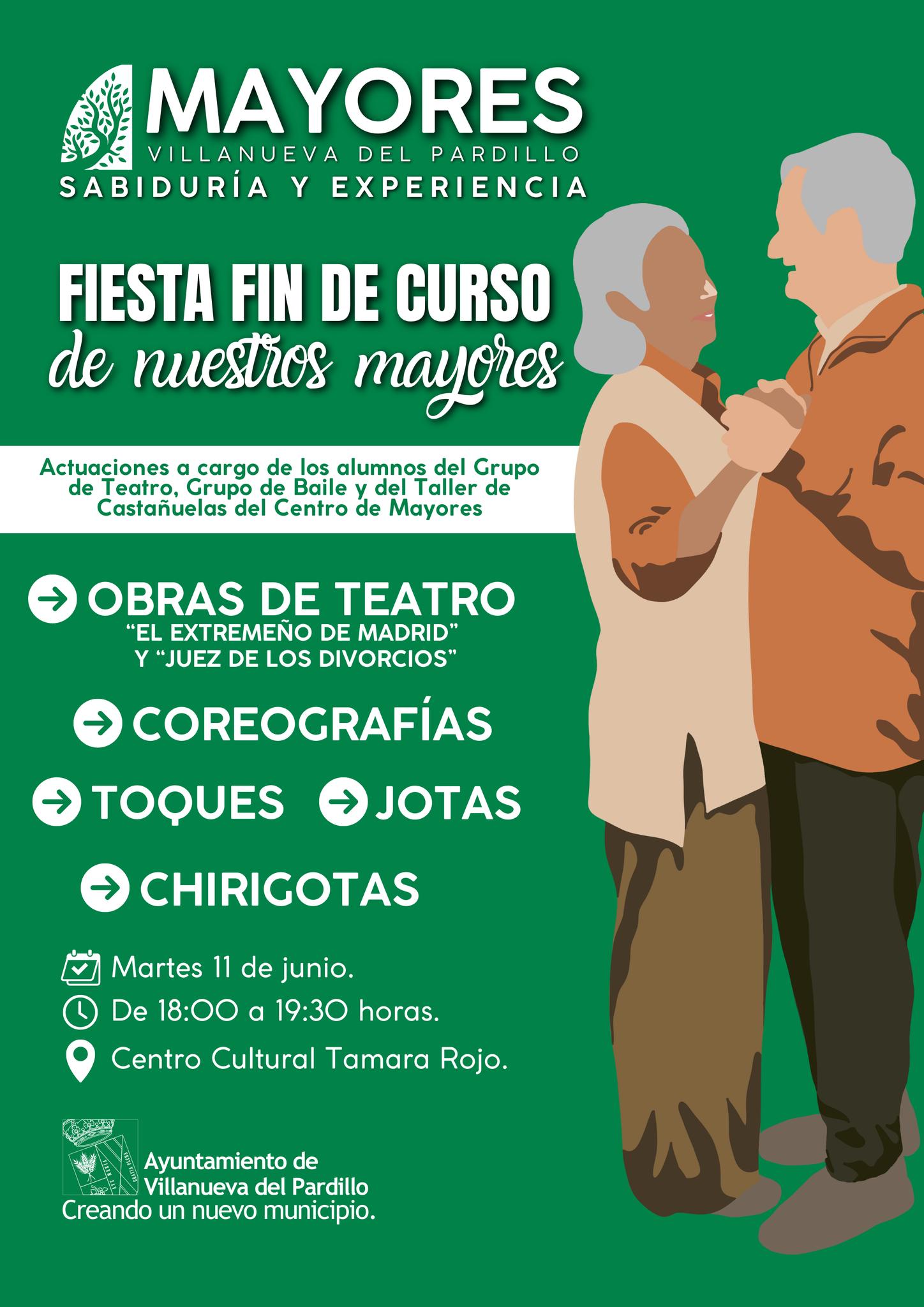 FIESTA FIN DE CURSO DE MAYORES EN VILLANUEVA DEL PARDILLO. 06/06/2024